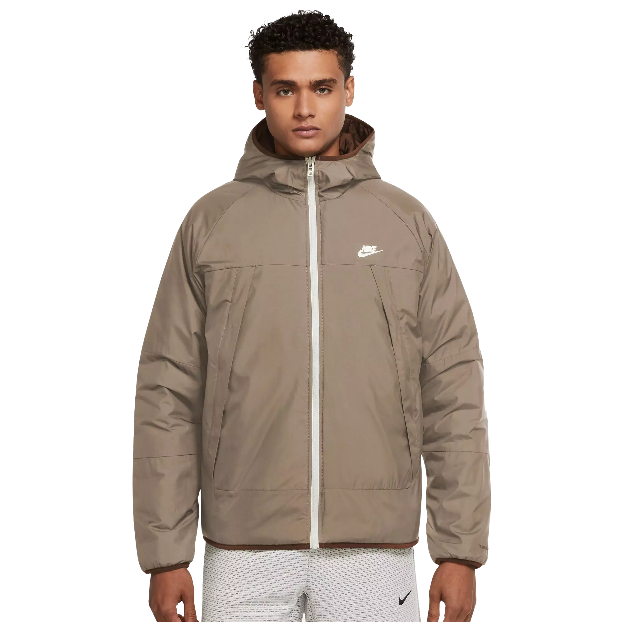 Nike Men's Sportswear Therma-FIT Legacy Reversible Bomber Hooded